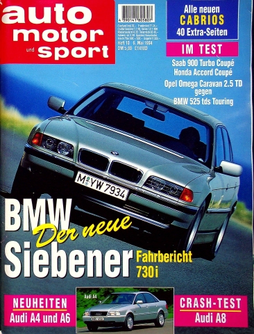 Deckblatt Auto Motor und Sport (10/1994)